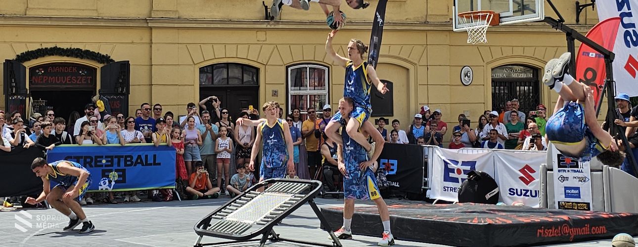 Sopronba érkezett a Streetball rendezvénysorozat