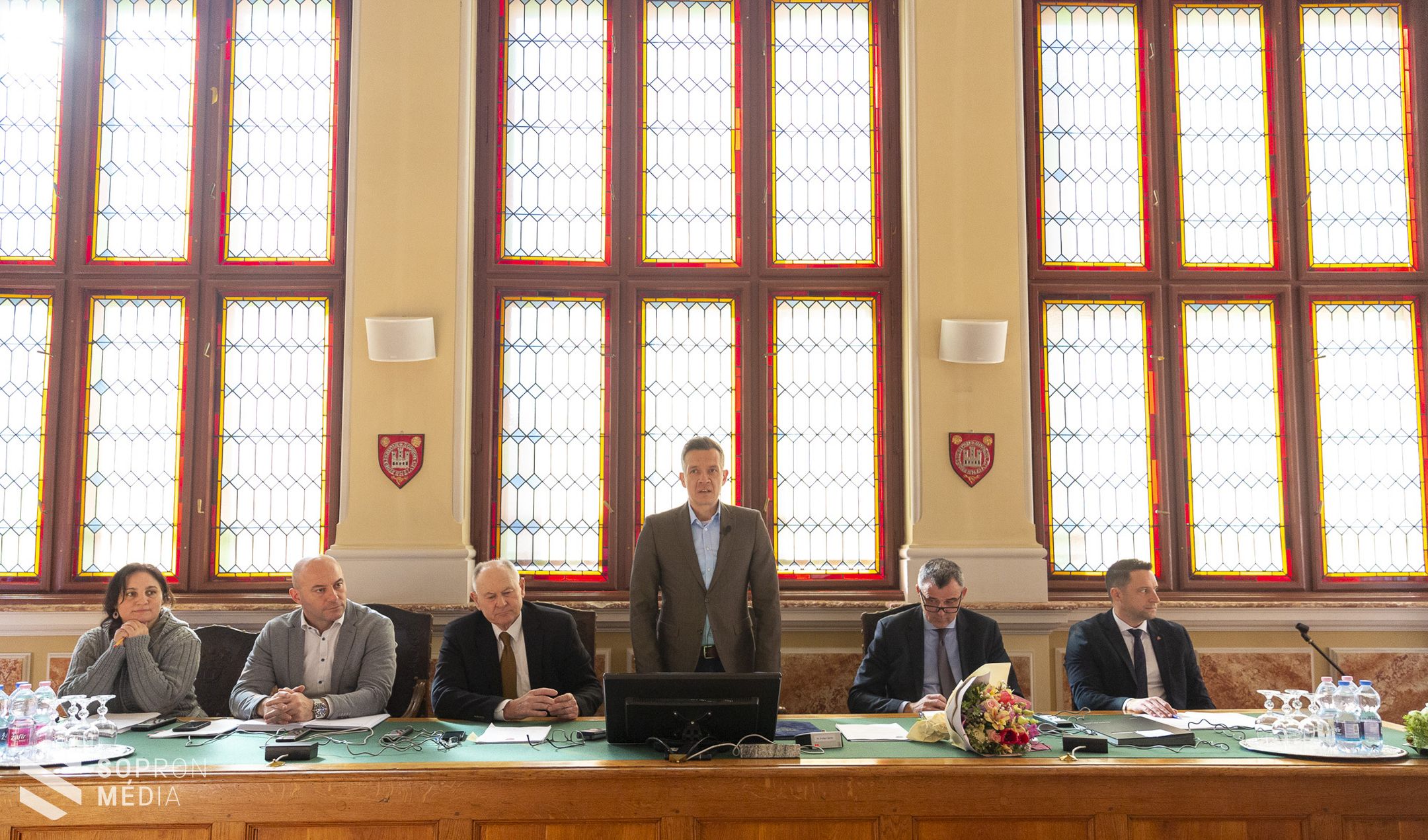 Jutalmazza a város a kupagyőztes Sopron Basket csapatát