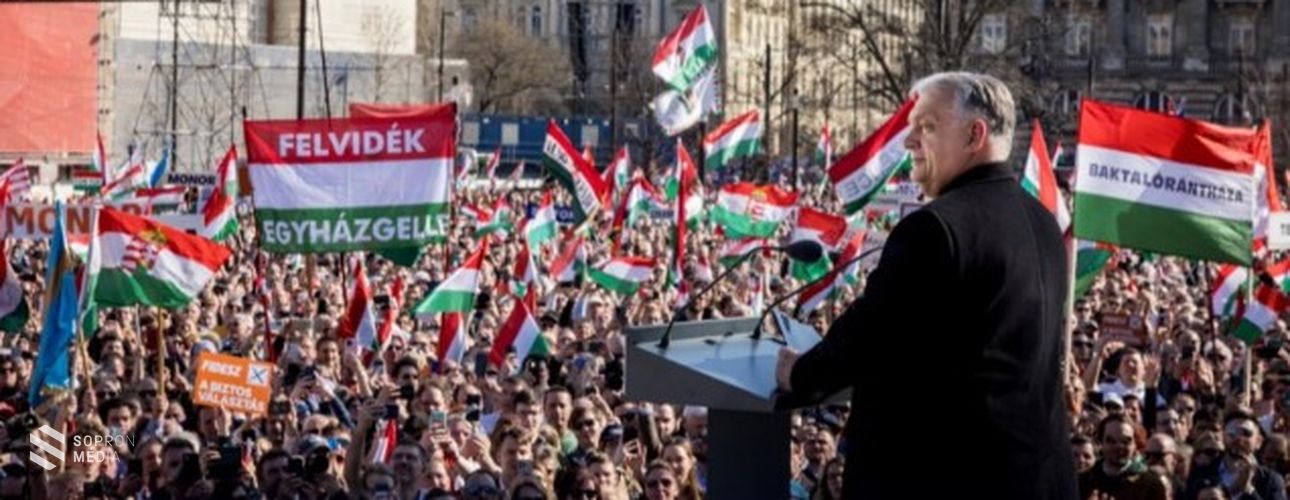 Március 15. - Orbán Viktor: sohasem fogjuk megengedni, hogy Magyarországot gyűlölet és düh kormányozza