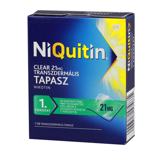 NiQuitin Clear 21 mg transzdermális tapasz (7x)