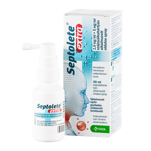 Septolete Extra 1,5 mg/ml+5 mg/ml szájny.alk.old.s (30ml) termék kép