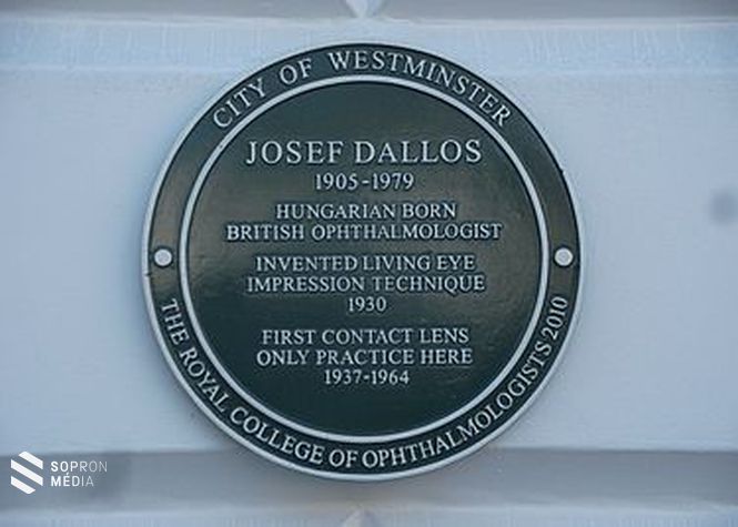 Dallos József emléktáblája Londonban