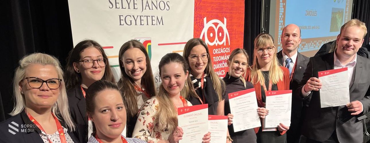 Két első és két második helyezéssel, valamint három különdíjjal zárta a 36. OTDK-t a soproni közgáz