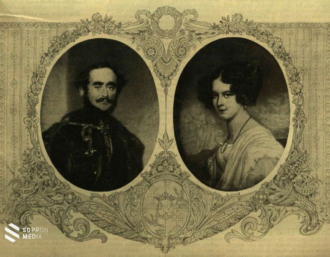 Gróf Széchenyi István és neje, gróf Seilern Crescentia / festő Moritz Michael Daffinger 