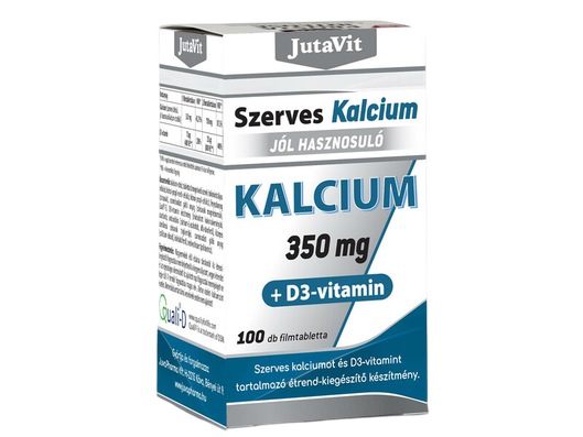 JutaVit Szerves Kalcium D3 vitamin filmtabletta (100x)