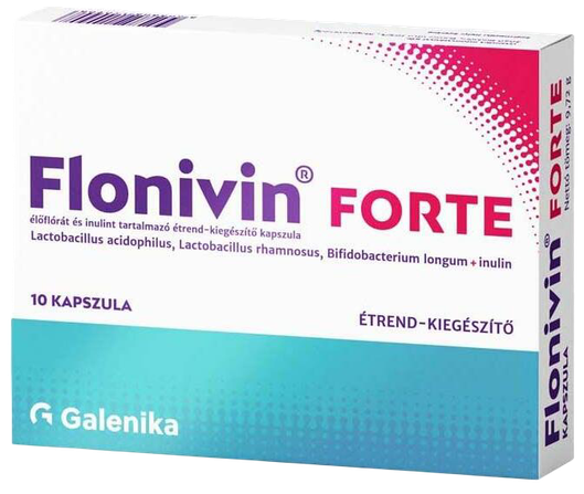Flonivin Forte élőflóra inulin kapszula (10x)
