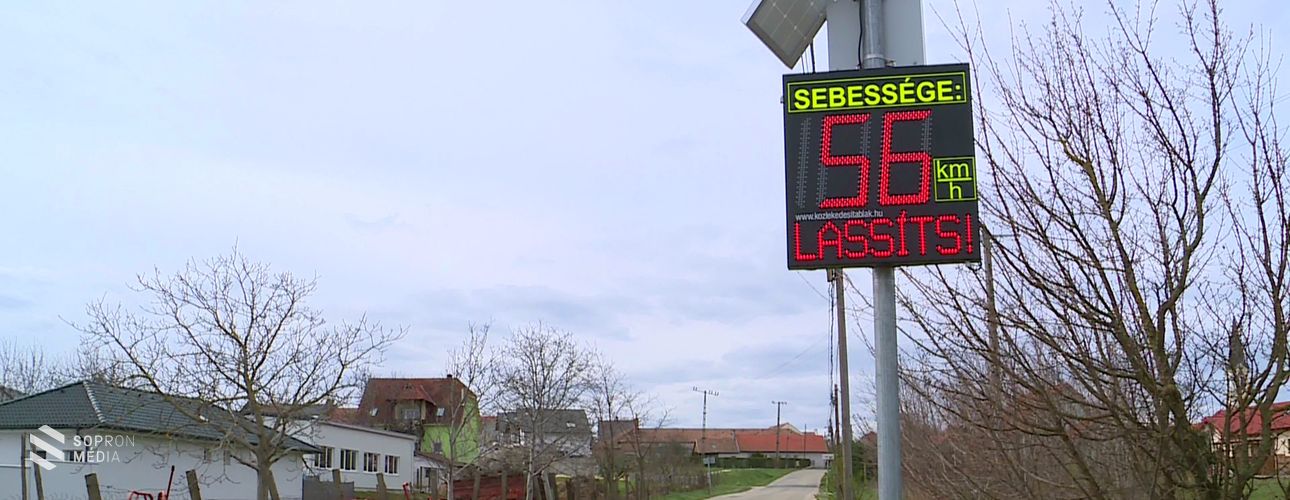 Két közúti sebességmérőt telepítettek Harkán