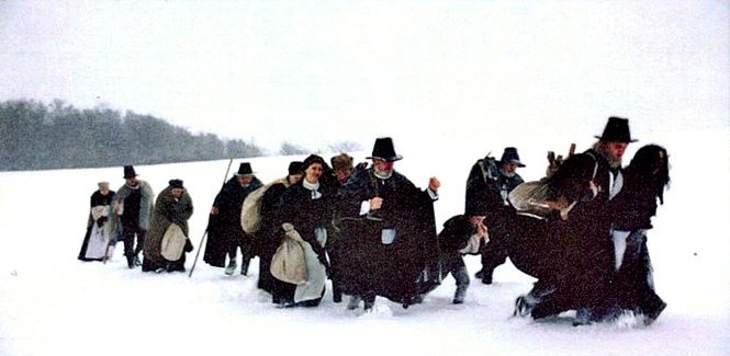 Az üldözés elől menekülő anabaptisták