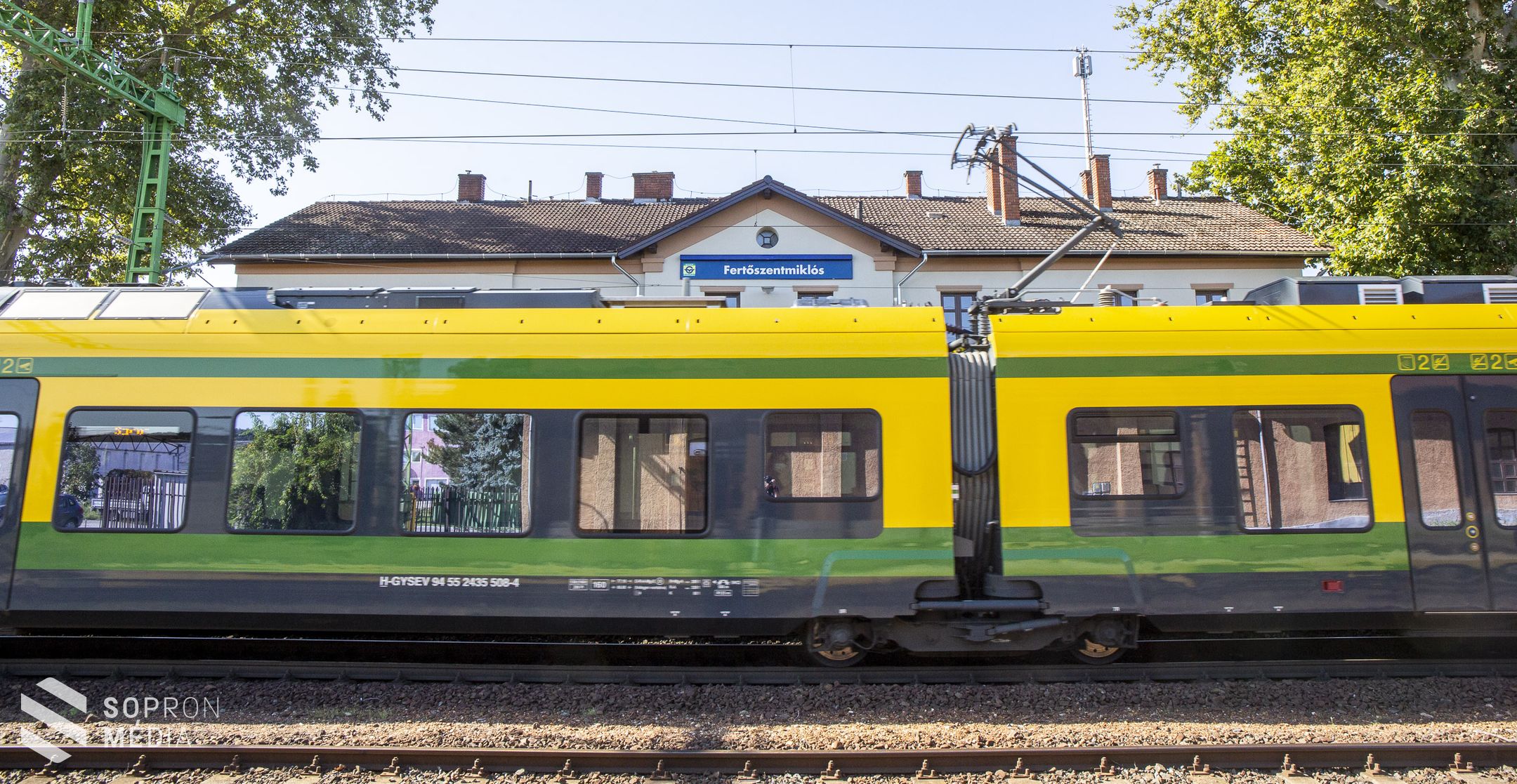 Megújult a fertőszentmiklósi állomásépület