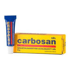 Carbosan szájnyálkahártyán alkalmazott gél (1x 5g) termék kép