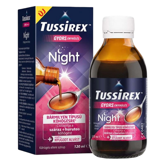 Tussirex Night szirup köhögésre (120ml)