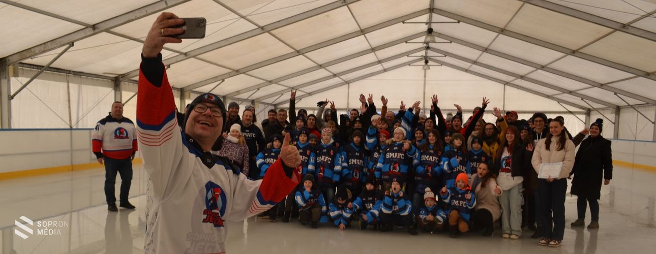 Még néhány nap, és nyit a műjégpálya Sopronban!