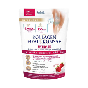 Interherb Intense kollagén hyaluronsav por eper (300g) termék kép