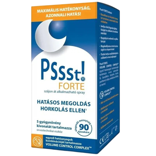 Pssst! Forte horkolásgátló szájspray (25ml)