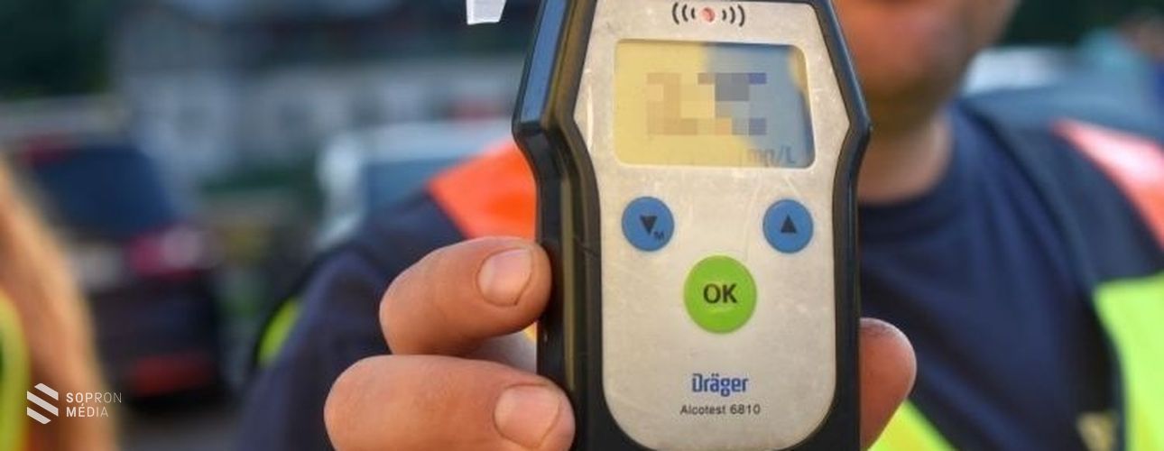 Öt esetben is pozitív értéket mutatott az alkoholszonda Sopron környékén 