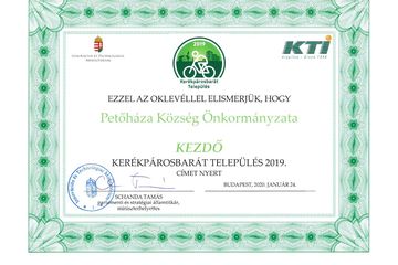 "Kerékpárosbarát település 2019."