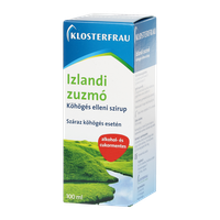 Klosterfrau Izlandi zuzmó szirup köhögés ellen (100ml)
