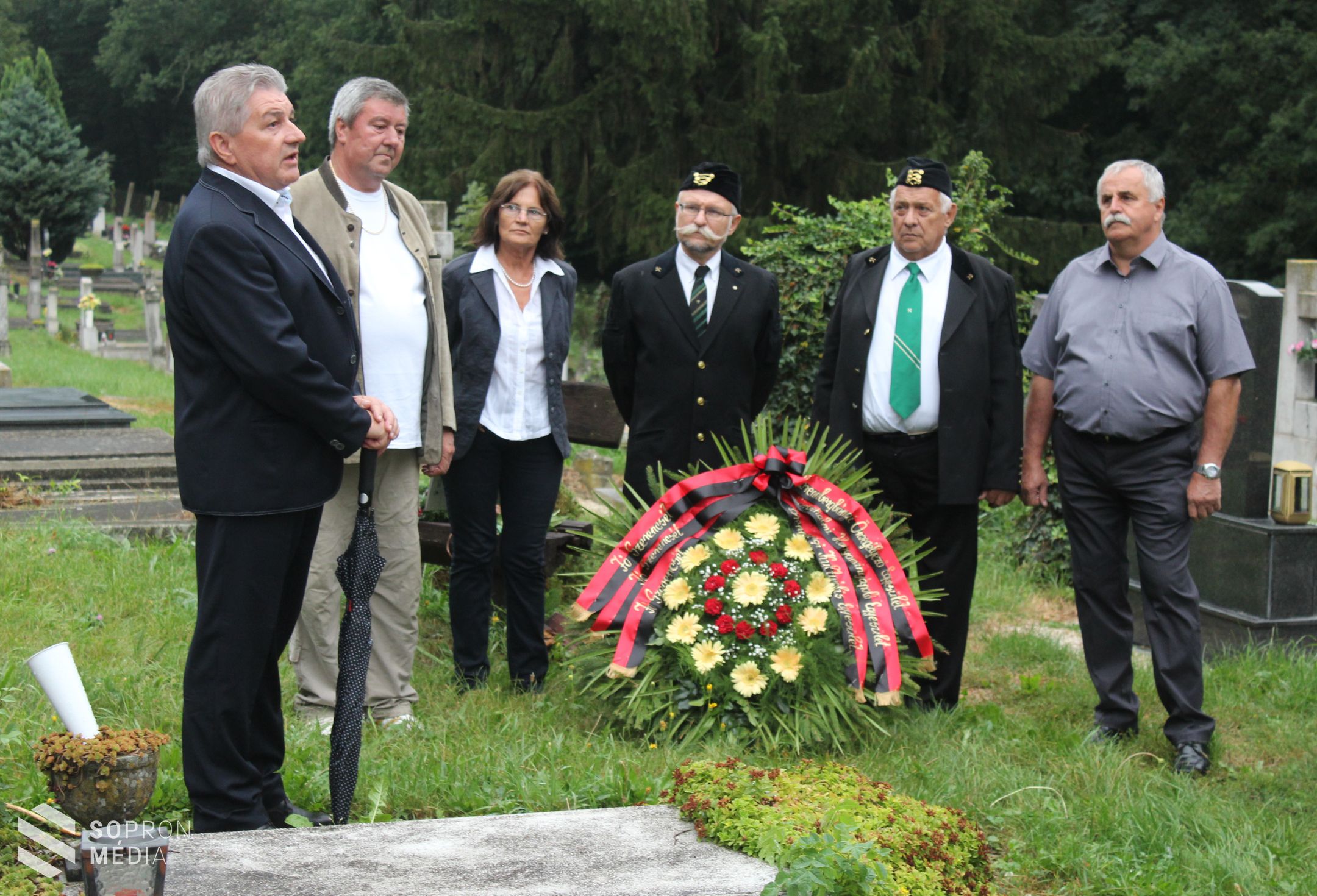 A bányaszerencsétlenségek áldozataira emlékeztek Brennbergbányán (galéria)
