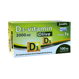 Jutavit D3-vitamin 3000NE Olíva kapszula (100x) termék kép