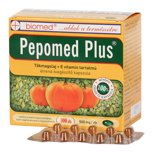 Biomed Pepomed Plus tökmagolaj kapszula (100x)