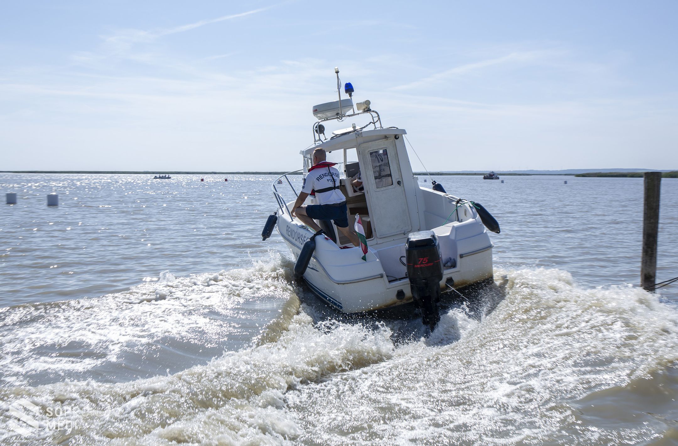 17. Országos Vízirendészeti Rendőr Járőrverseny a Fertő tavon 