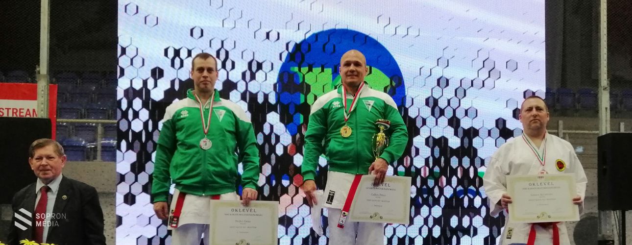 Soproni bajnoki cím és boronz a karate megmérettetésen