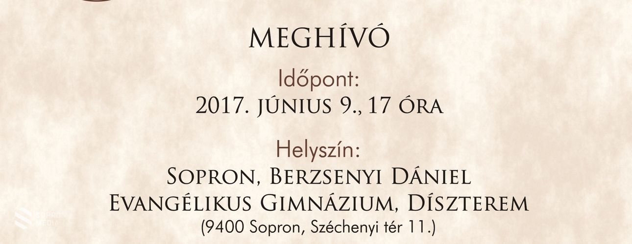 Egyházi Alapítványok II. Regionális Konferenciája lesz Sopronban