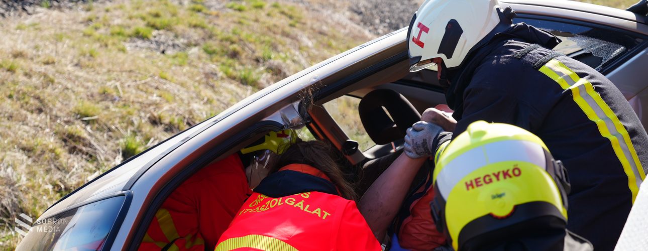 Mentési és elhárítási gyakorlatot szerveztek Sopronban