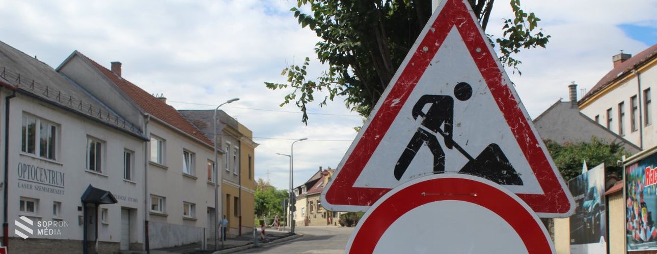 Aszfaltozási munkák miatt lesz forgalomkorlátozás