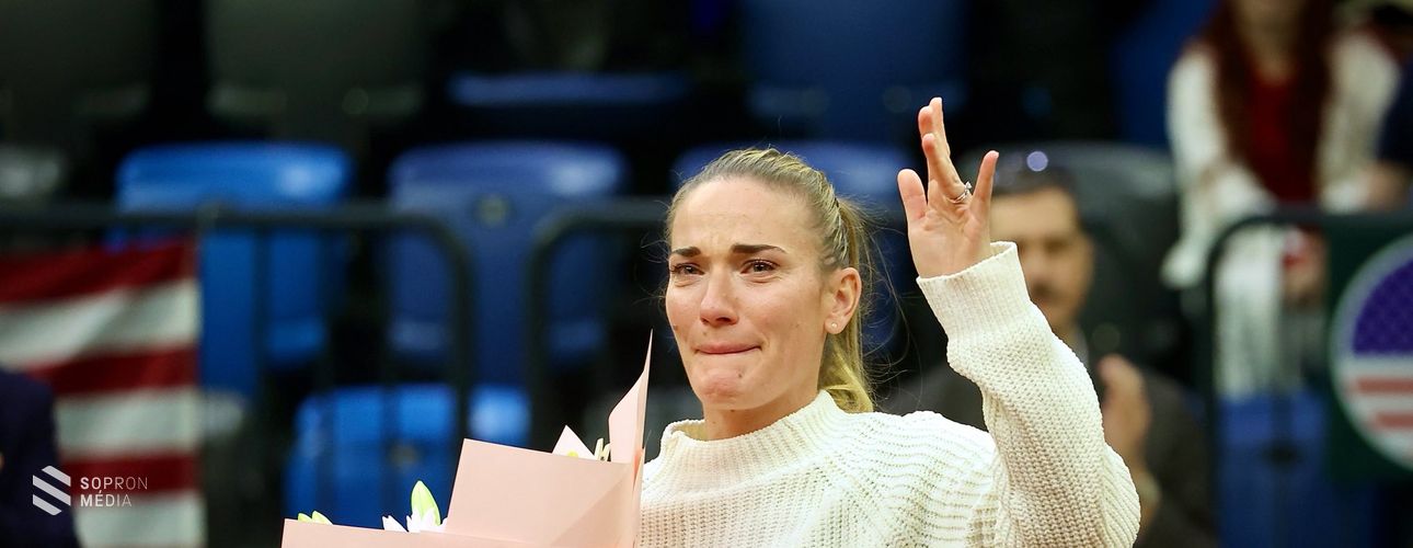Hazai közönség előtt is elbúcsúzott Babos Tímea