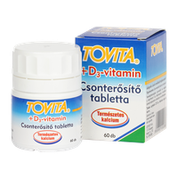 Tovita+D3 vitamin csonterősítő tabletta (60x)