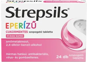 Strepsils eperízű cukormentes szopogató tabletta (24x) termék kép