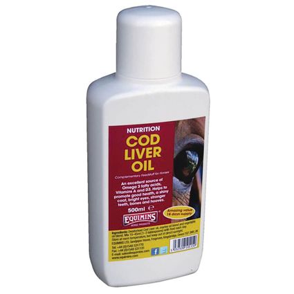 EQUIMINS COD LIVER OIL-csukamájolaj 500ml