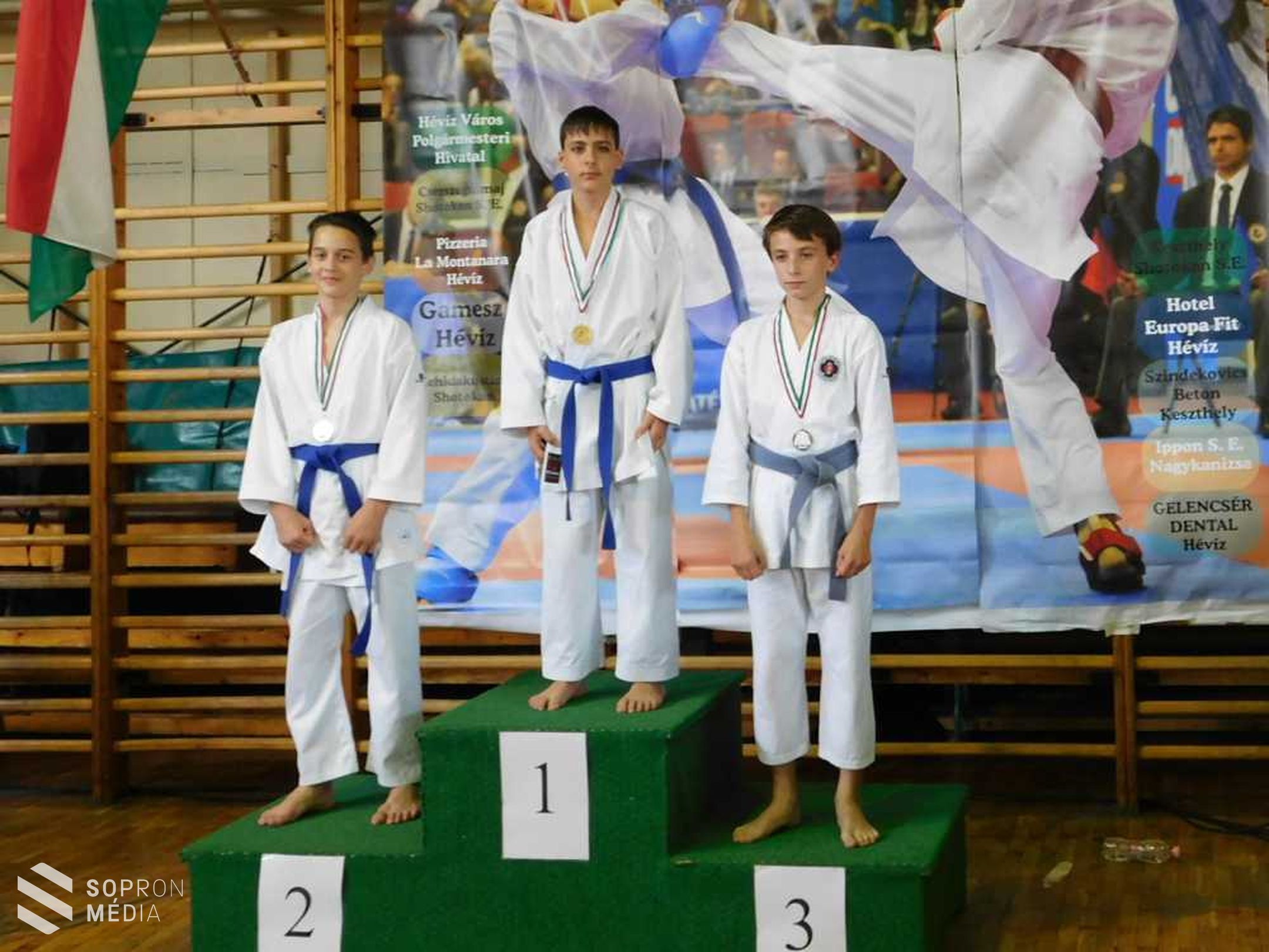 Soproni shotokan sikerek Hévízen 