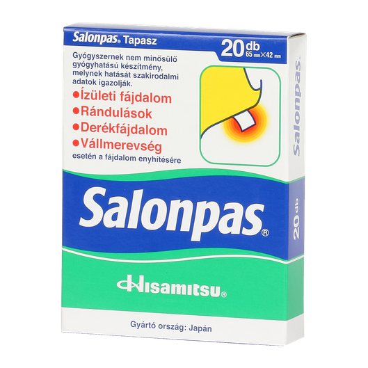 Salonpas fájdalomcsillapító gyógytapasz (20x)