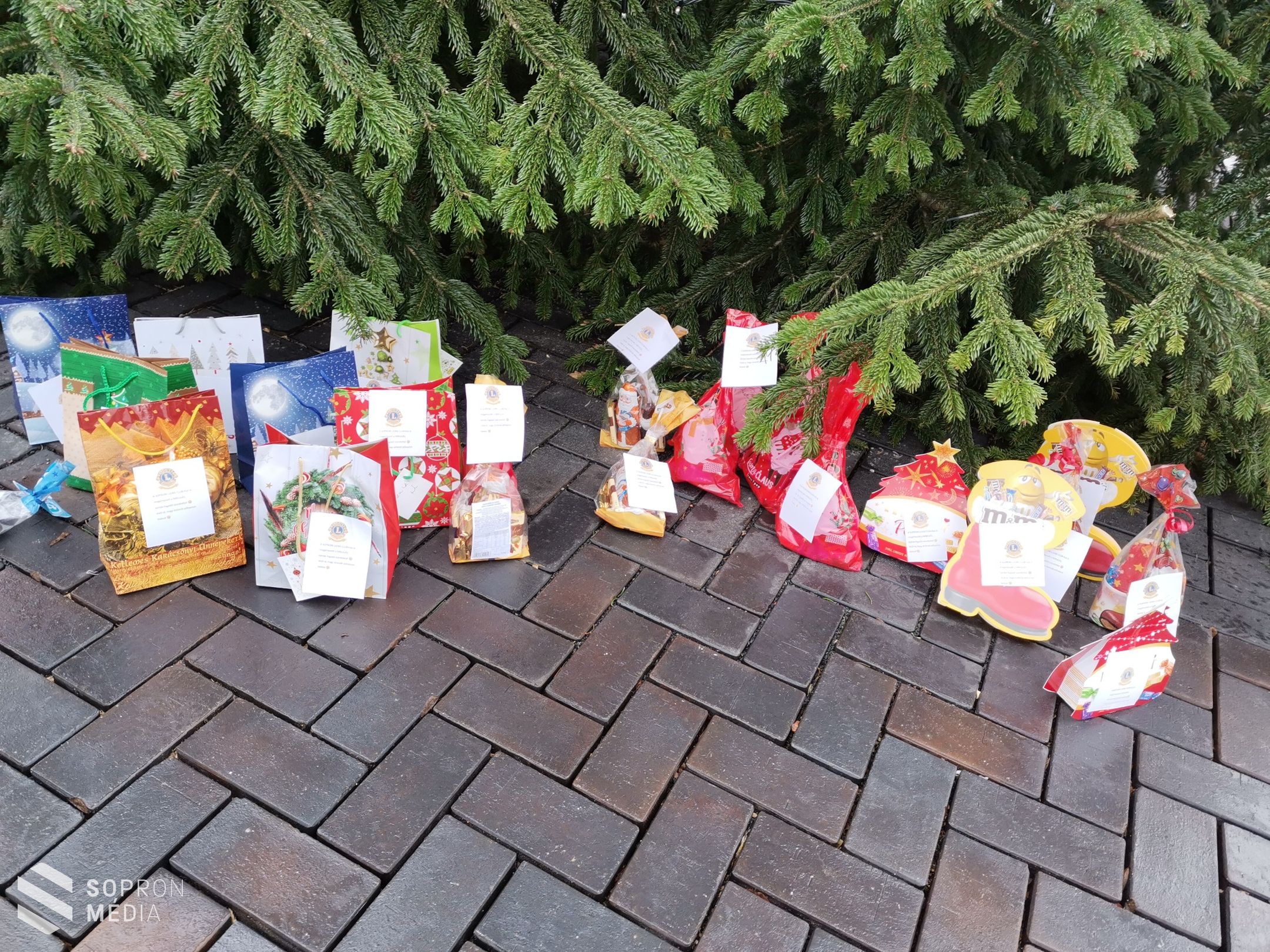 Az egészségügyi dolgozók is kaptak a Lady Lions Club mikuláscsomagjaiból