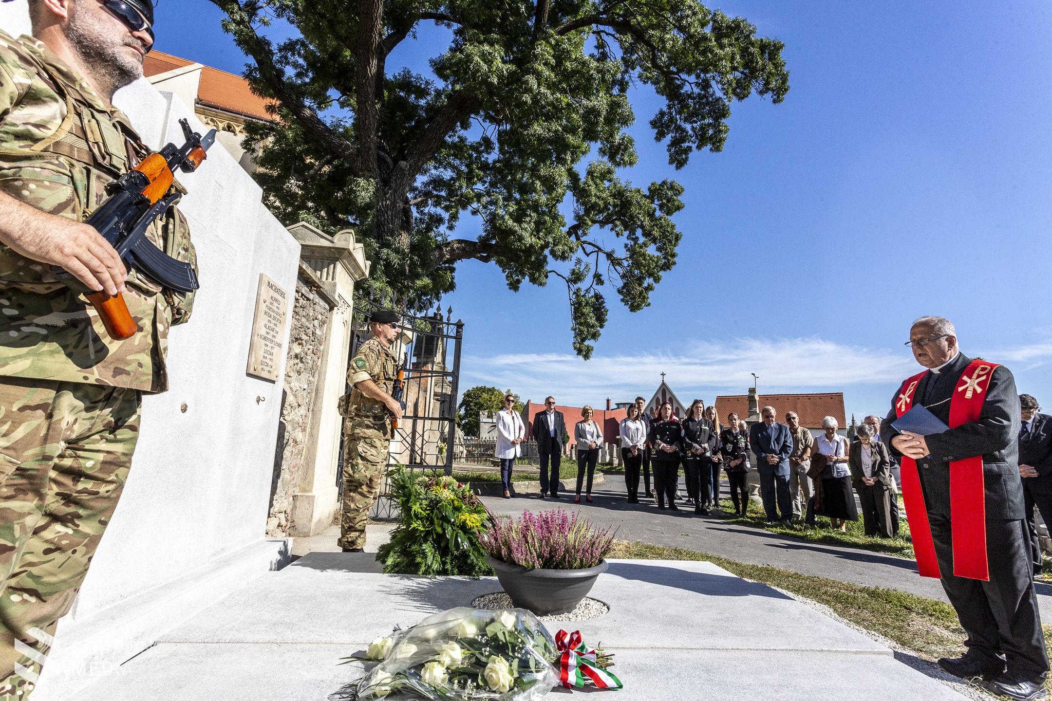 Az ágfalvi csata hőseire emlékeztek a Szent Mihály temetőben