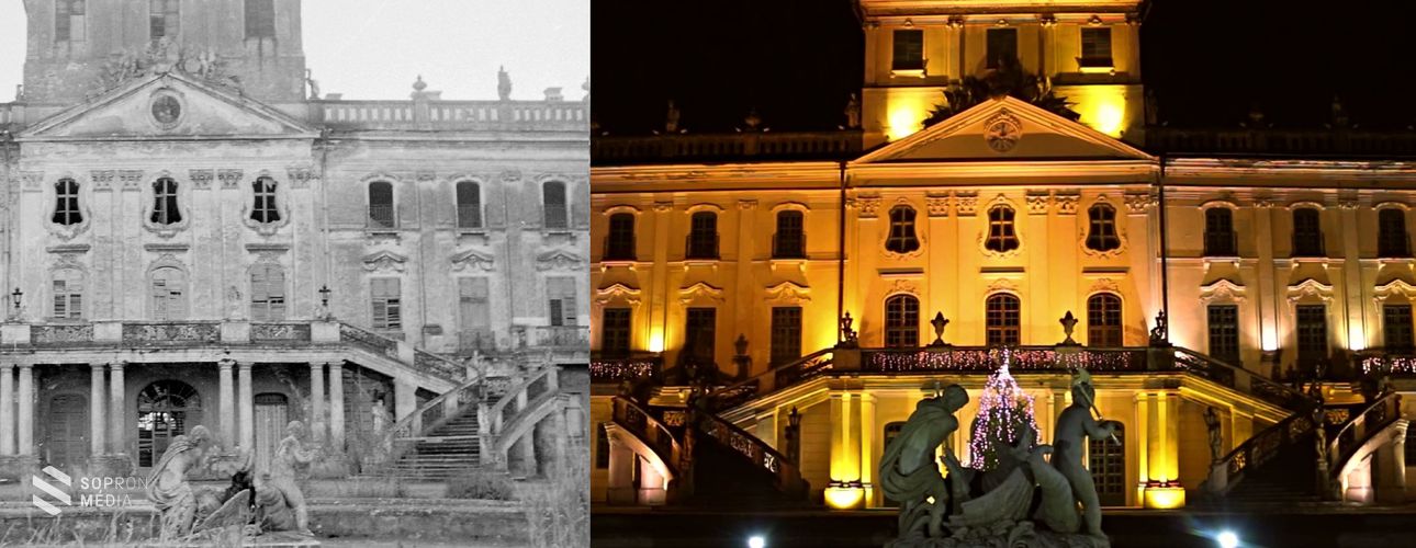 Látványos fotókon a fertődi Esterházy-kastély évszázadai