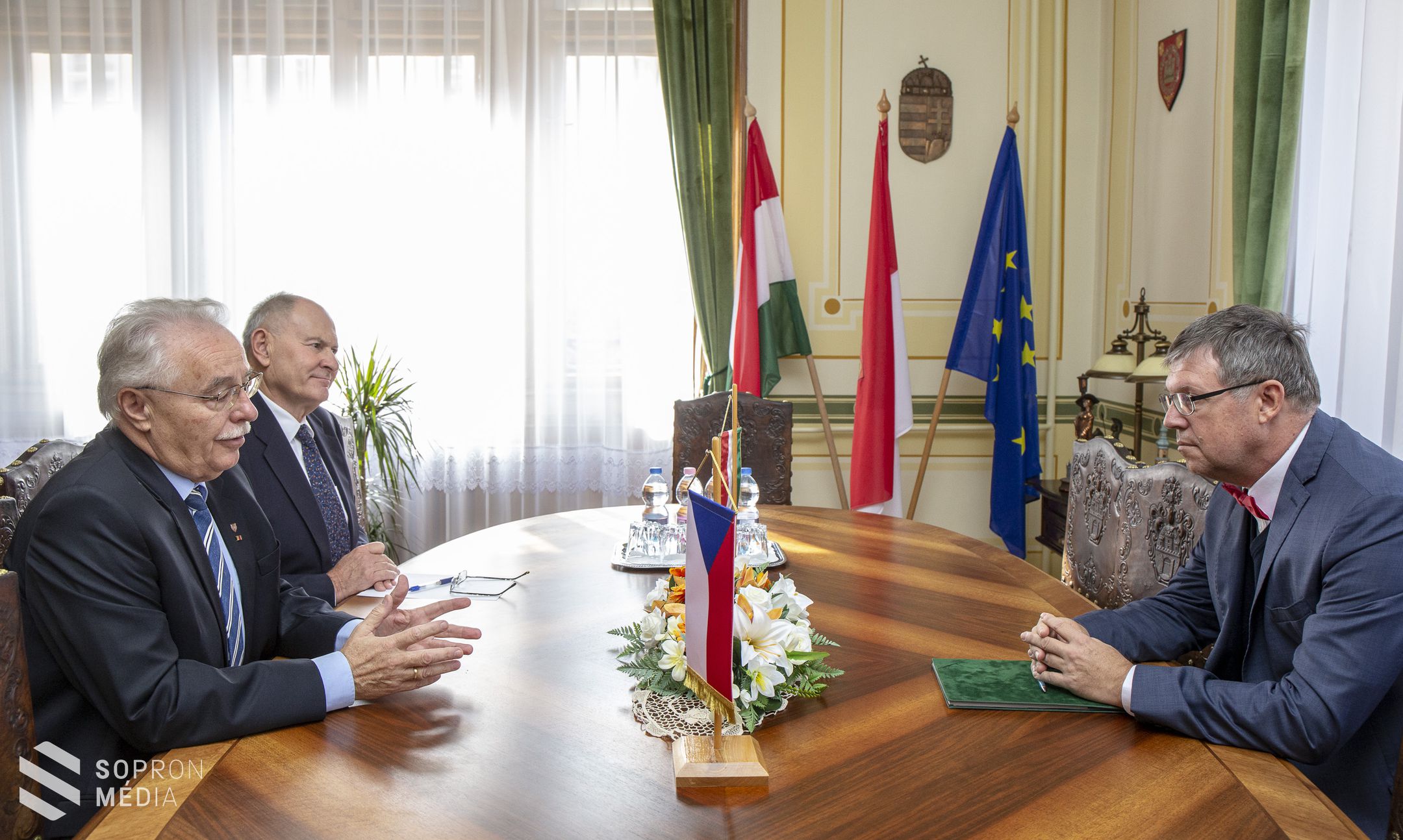 Sopronba látogatott Juraj Chmiel cseh nagykövet