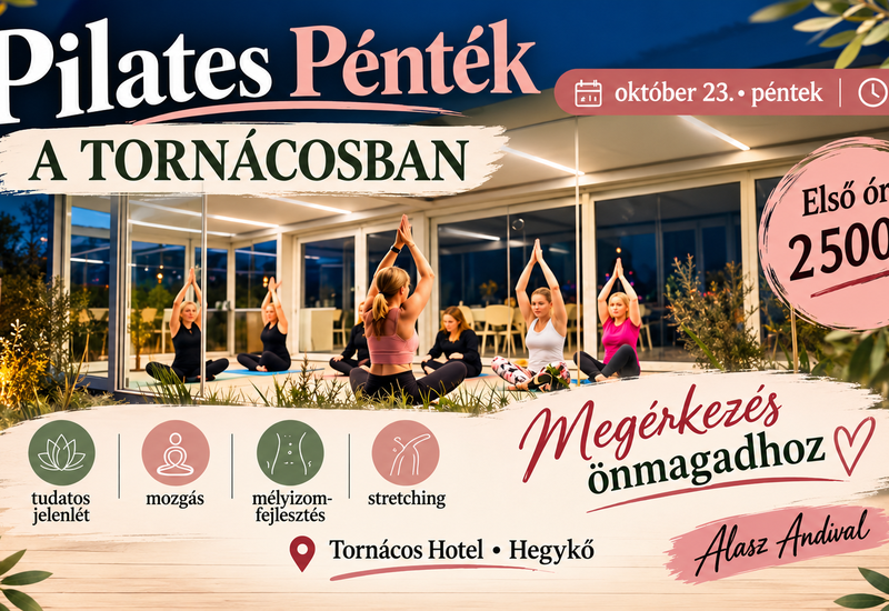Pilates péntek a Tornácosban