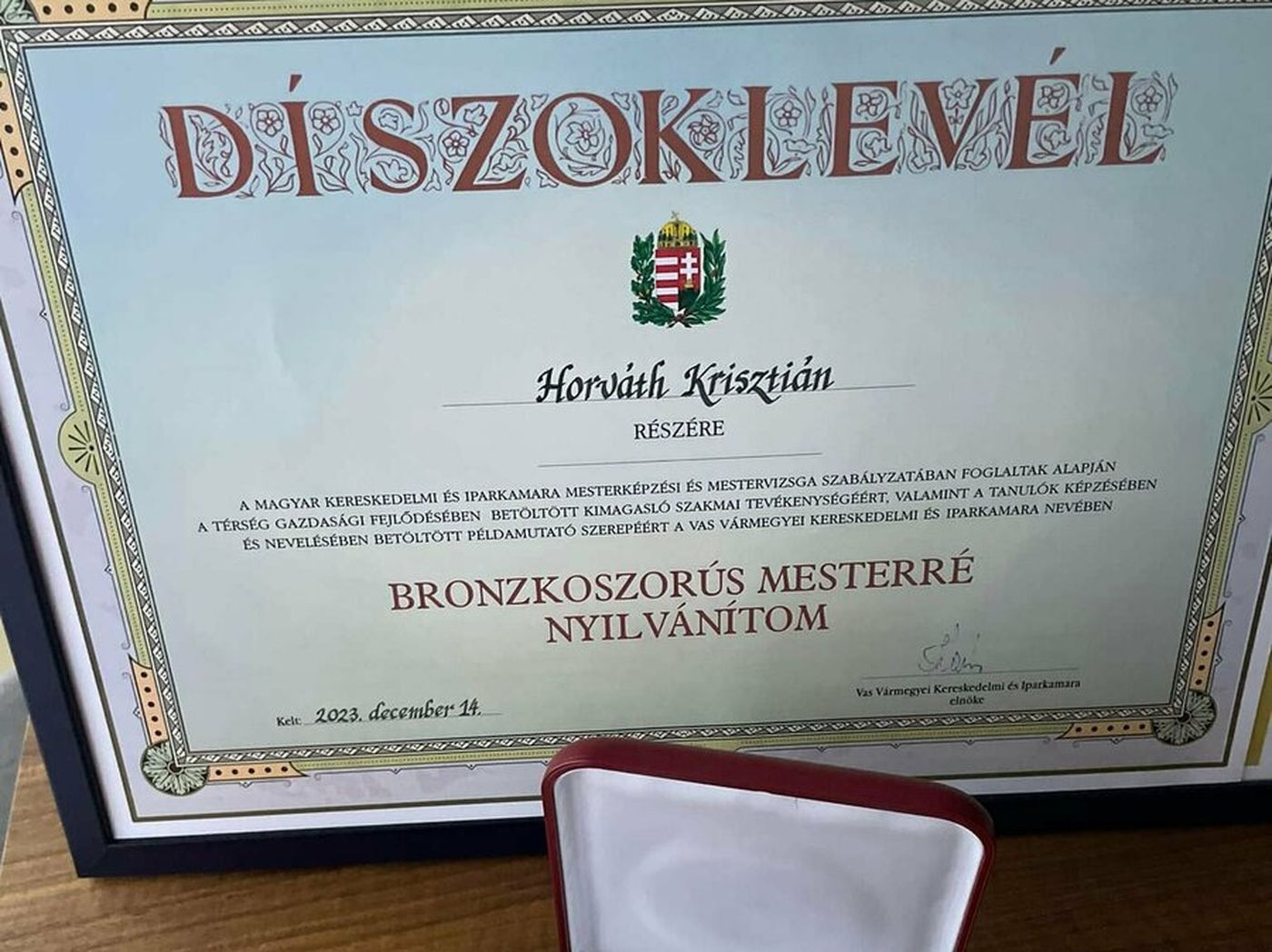 BRONZKOSZORÚS MESTER