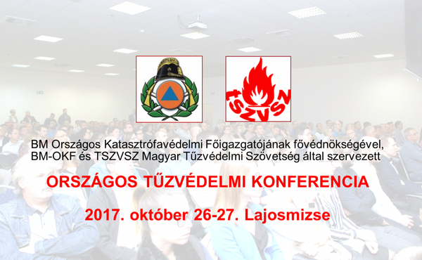 ORSZÁGOS TŰZVÉDELMI KONFERENCIA