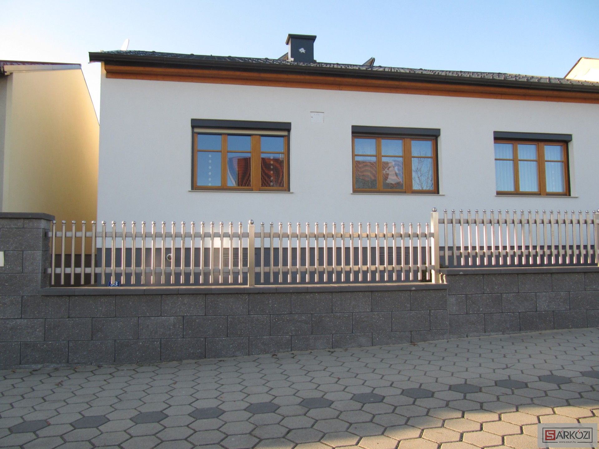Edelstahl Zaun 03