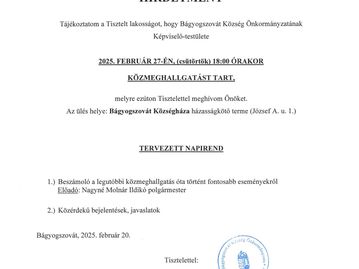 Közmeghallgatás