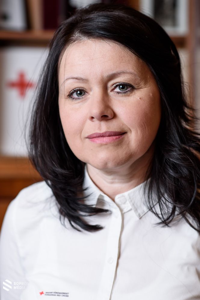 Kun Szilvia, a Magyar Vöröskereszt Győr-Moson-Sopron megyei igazgatója