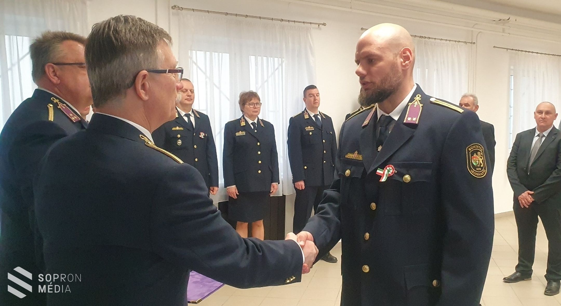Elismerést kaptak a nemzeti ünnep alkalmából a Sopronkőhidai Fegyház és Börtön munkatársai