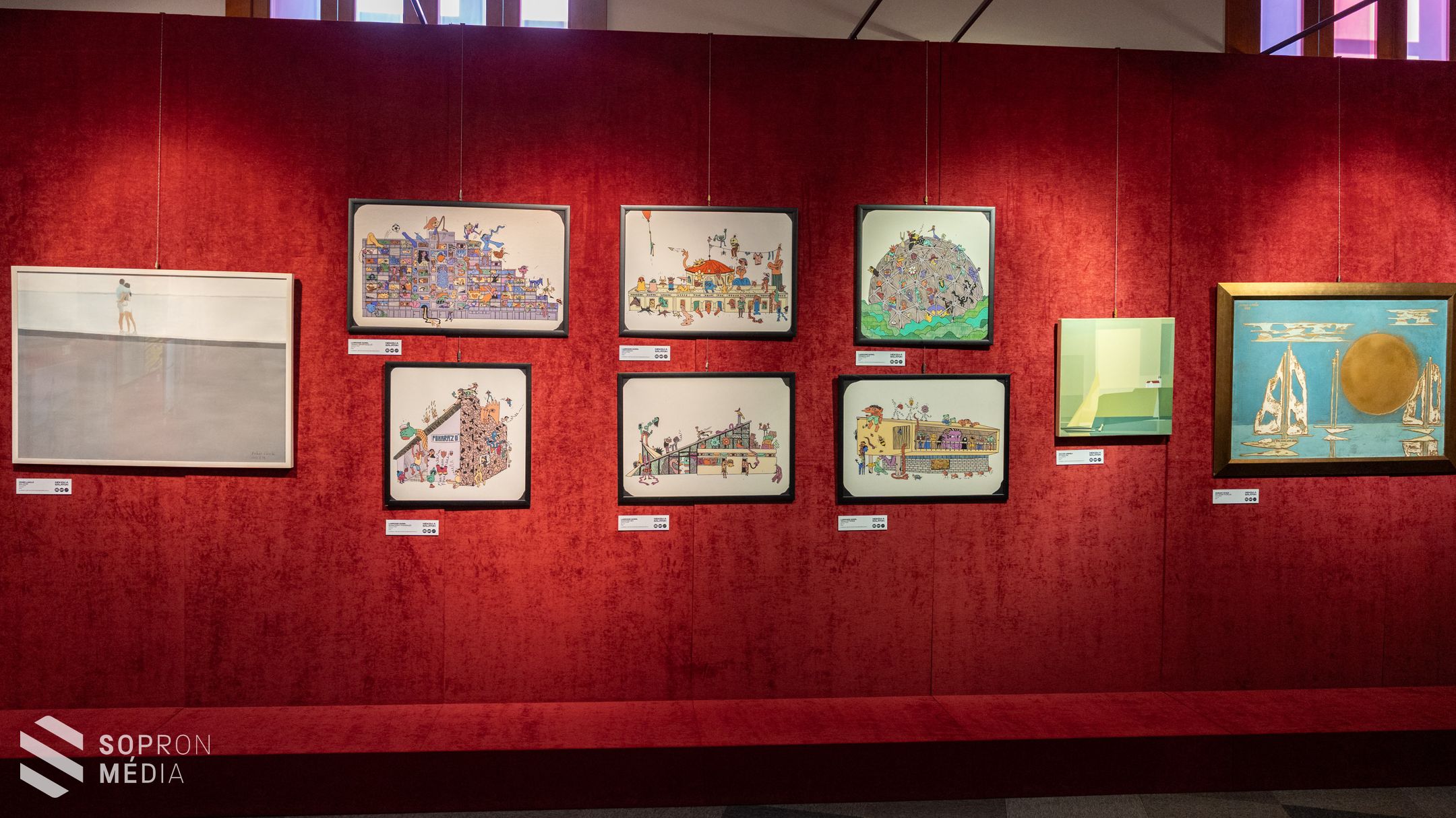 Dupla kiállítás nyílt a Munkácsy teremben