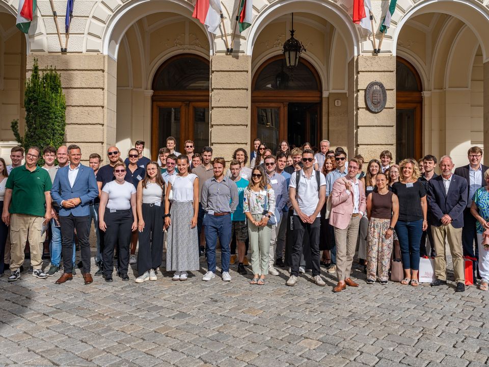 A német-magyar nyári akadémia diákjait köszöntötték a Városházán