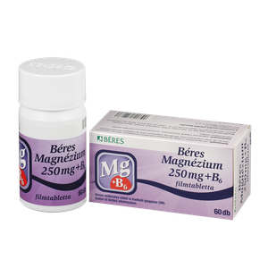 Béres Magnézium 250 mg+B6 filmtabletta (60x) termék kép