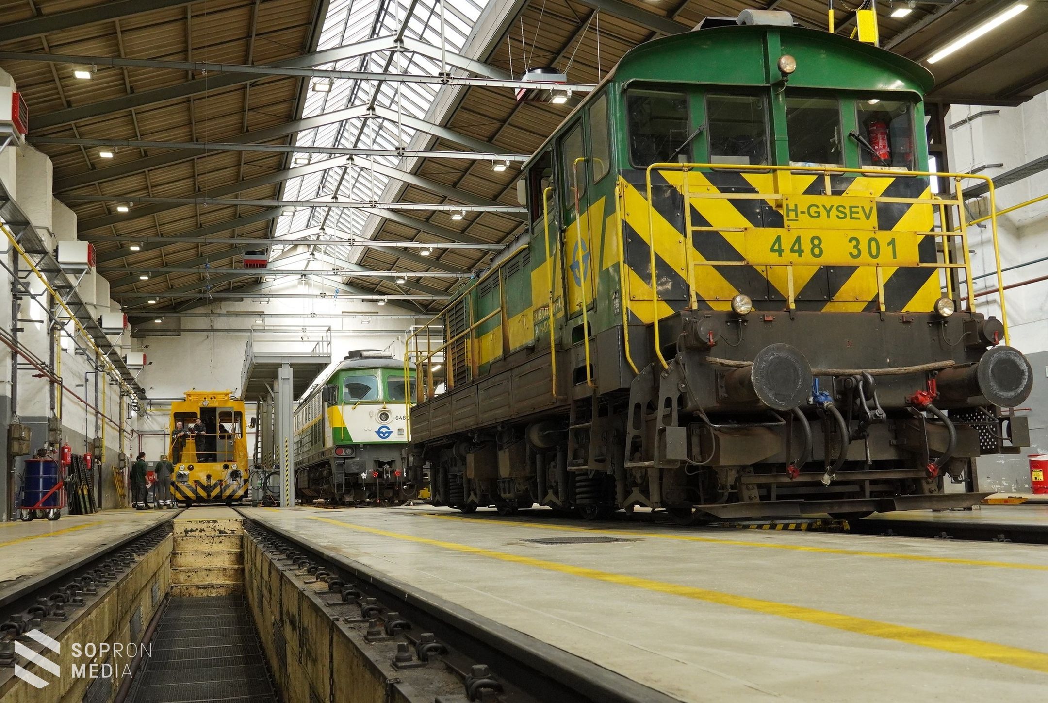 Érdekes információk a soproni mozdonyjavító műhelyről